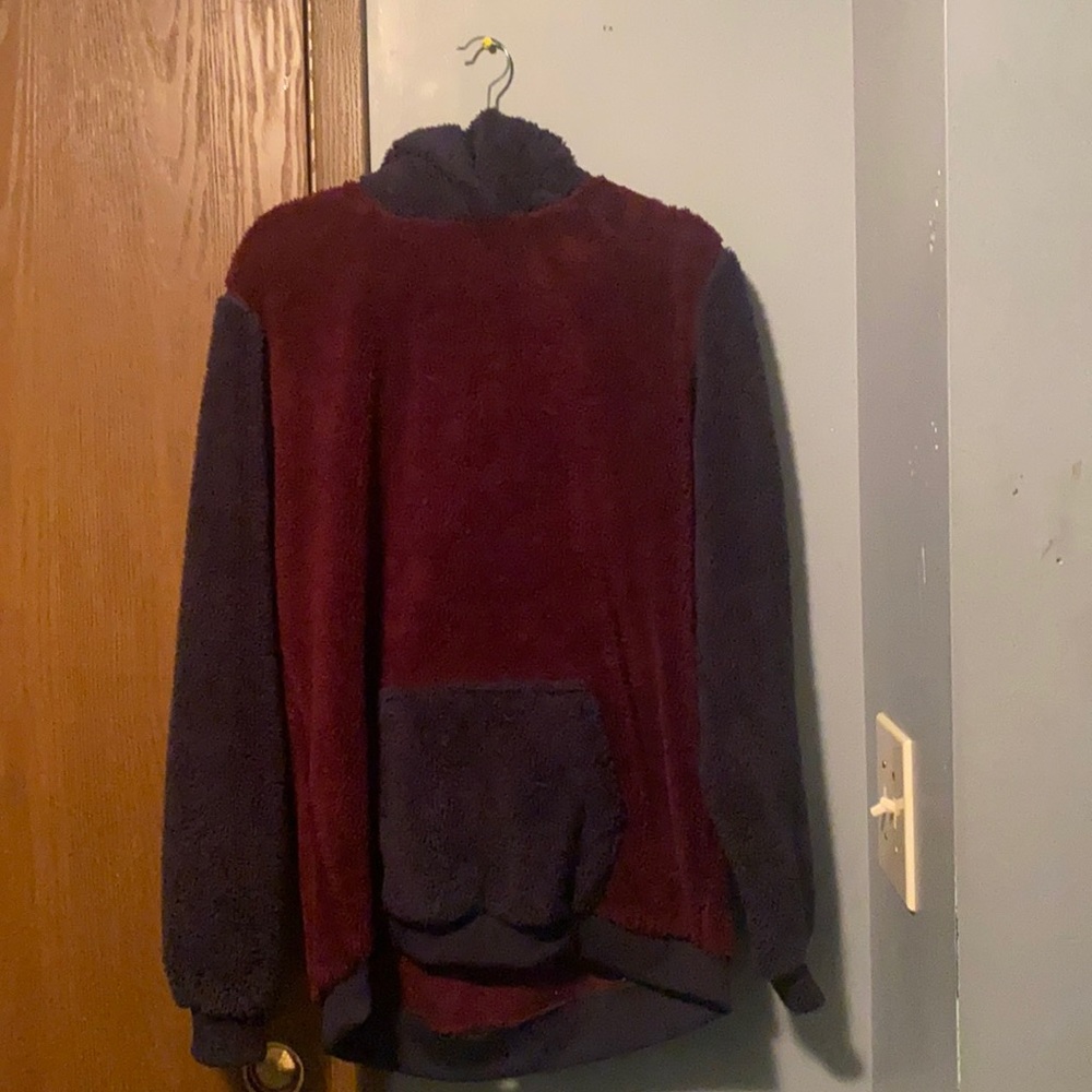 Large men’s fuzzy hoodie